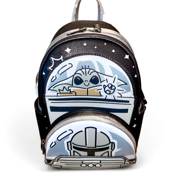 NWT Glow in the Dark Disney Star Wars Loungefly Backpack - Picture 1 of 10